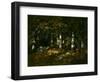 Forest of Fontainebleau, 1868 (Oil on Canvas)-Narcisse Virgile Diaz de la Pena-Framed Giclee Print