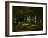 Forest of Fontainebleau, 1868 (Oil on Canvas)-Narcisse Virgile Diaz de la Pena-Framed Giclee Print