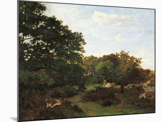 Forest of Fontainebleau-Frederic Bazille-Mounted Giclee Print