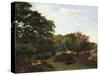 Forest of Fontainebleau-Frederic Bazille-Stretched Canvas