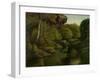 Forest of Fontainebleau,-Gustave Courbet-Framed Art Print