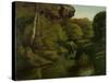 Forest of Fontainebleau,-Gustave Courbet-Stretched Canvas