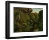 Forest of Fontainebleau,-Gustave Courbet-Framed Art Print