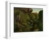 Forest of Fontainebleau,-Gustave Courbet-Framed Art Print