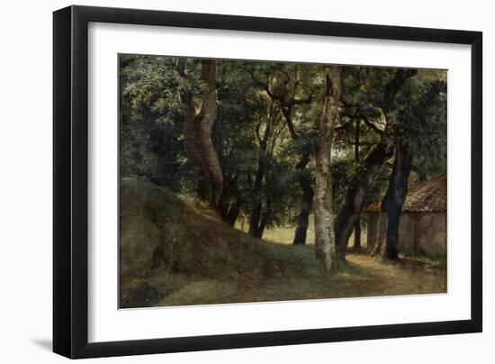 Forest of the Villa Borghese, Late 18Th/Early 19th Century-Pierre Henri de Valenciennes-Framed Giclee Print