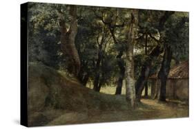 Forest of the Villa Borghese, Late 18Th/Early 19th Century-Pierre Henri de Valenciennes-Stretched Canvas