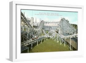 Forest Park Roller Coaster-null-Framed Art Print