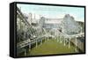 Forest Park Roller Coaster-null-Framed Stretched Canvas
