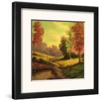Forest Path at Sundown-Pierre-Framed Art Print