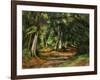 Forest Path, circa 1892-Paul Cézanne-Framed Giclee Print