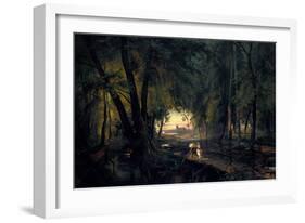 Forest Path Near Spandau, 1835-Carl Blechen-Framed Giclee Print