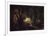 Forest Path near Spandau-Karl Blechen-Framed Art Print