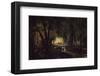 Forest Path near Spandau-Karl Blechen-Framed Art Print