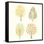 Forest Patterns I-June Vess-Framed Stretched Canvas