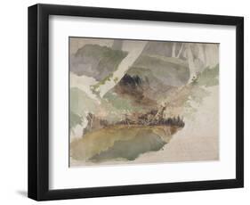 Forest Pool-Robert Hills-Framed Giclee Print