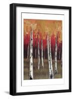 Forest Red 1-Sunny-Framed Art Print