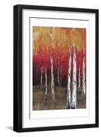 Forest Red 2-Sunny-Framed Art Print