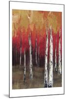 Forest Red 2-Sunny-Mounted Art Print