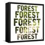 Forest Repeat-Kimberly Glover-Framed Stretched Canvas