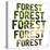 Forest Repeat-Kimberly Glover-Stretched Canvas