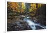 Forest River Dreams, Early Autumn - White Mountains, New Hampshire-Vincent James-Framed Photographic Print