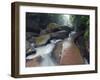 Forest River in the Sidonggou Nature Reserve Near Chushui, Guizhou Province, China, Asia-Christian Kober-Framed Photographic Print