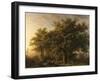 Forest Scene-Barend Cornelis Koekkoek-Framed Art Print