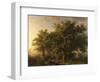 Forest Scene-Barend Cornelis Koekkoek-Framed Art Print