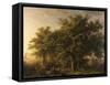 Forest Scene-Barend Cornelis Koekkoek-Framed Stretched Canvas