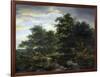 Forest Scene-Jacob Isaacksz Van Ruisdael-Framed Art Print