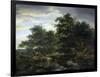 Forest Scene-Jacob Isaacksz Van Ruisdael-Framed Art Print