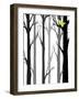 Forest Silhouette II-Erica J^ Vess-Framed Art Print