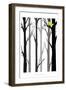 Forest Silhouette II-Erica J. Vess-Framed Art Print