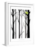 Forest Silhouette II-Erica J. Vess-Framed Art Print