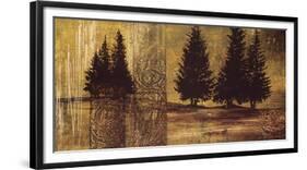 Forest Silhouettes II-Linda Thompson-Framed Giclee Print