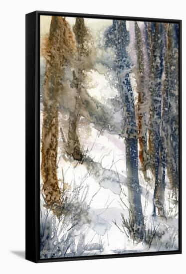 Forest Snow-null-Framed Stretched Canvas