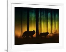 Forest Spirits-Julie Fain-Framed Art Print