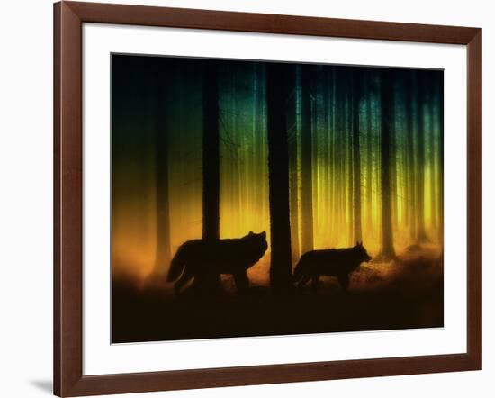 Forest Spirits-Julie Fain-Framed Art Print