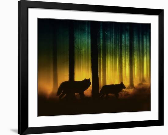 Forest Spirits-Julie Fain-Framed Art Print