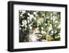 forest, spring, double exposure-Nadja Jacke-Framed Photographic Print