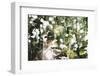 forest, spring, double exposure-Nadja Jacke-Framed Photographic Print