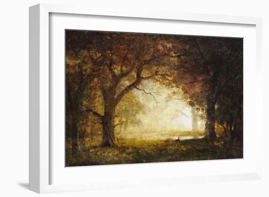 Forest Sunrise-Albert Bierstadt-Framed Giclee Print