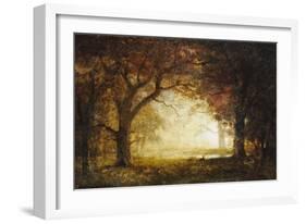 Forest Sunrise-Albert Bierstadt-Framed Giclee Print