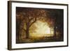 Forest Sunrise-Albert Bierstadt-Framed Giclee Print