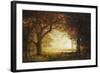 Forest Sunrise-Albert Bierstadt-Framed Giclee Print