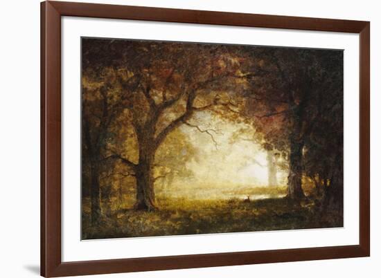 Forest Sunrise-Albert Bierstadt-Framed Giclee Print