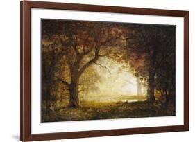 Forest Sunrise-Albert Bierstadt-Framed Giclee Print