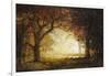 Forest Sunrise-Albert Bierstadt-Framed Giclee Print