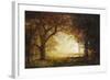 Forest Sunrise-Albert Bierstadt-Framed Giclee Print