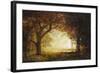 Forest Sunrise-Albert Bierstadt-Framed Giclee Print